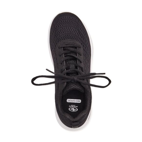 Women's Black Active Comfort Lace Up Sneakers Shoes Size 9.5 - Picture 10 of 10